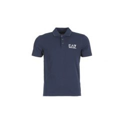Koszulki polo z krótkim rękawem Emporio Armani EA7 TRAIN CORE ID 3ZPF51. Niebieskie koszulki męskie marki Emporio Armani EA7, m, polo, z krótkim rękawem, krótkie. Za 279,20 zł.