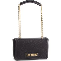 Torebka LOVE MOSCHINO - JC4018PP17LC100A Nero. Czarne torebki klasyczne damskie marki Love Moschino, bez wzorów, ze skóry ekologicznej, klasyczne, bez dodatków. Za 799,00 zł.