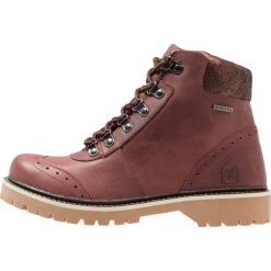Zebra Schuhe AYLA Botki sznurowane old pink/rubin. Czerwone botki damskie skórzane marki Zebra Schuhe, na sznurówki. W wyprzedaży za 199,50 zł.