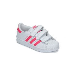 Buty Dziecko adidas SUPERSTAR FOUNDATIO. Białe trampki dziewczęce Adidas, bez wzorów, bez zapięcia. Za 259,00 zł.