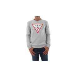 Bluzy Guess M94Q24 K7ON0. Szare bluzy męskie Guess, s, z aplikacjami, bez kołnierzyka, bez rękawów, bez kaptura. Za 248,38 zł.