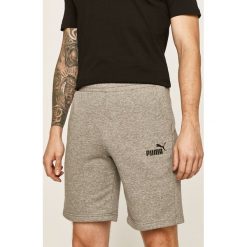 Puma - Szorty. Czarne spodenki sportowe męskie Puma, s, z nadrukiem, z bawełny, sportowe. Za 119,90 zł.