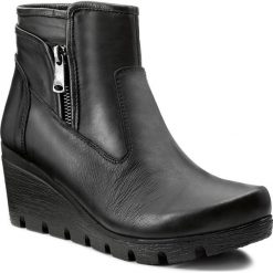 Botki SERGIO BARDI - Arcevia FW127281217HB 101. Czarne botki damskie na obcasie marki Sergio Bardi, ze skóry. W wyprzedaży za 219,00 zł.
