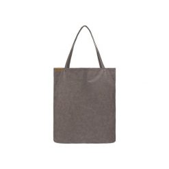 Shopper bag XL brązowa klasyczna torba na zamek Vegan. Pomarańczowe torby damskie na zakupy marki Hairoo, w paski. Za 170,00 zł.