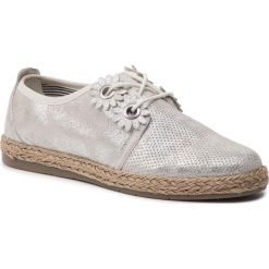 Espadryle QUAZI - QZ-12-02-000080 710. Szare espadryle damskie QUAZI, na co dzień, bez wzorów, ze skóry, bez obcasa, na płaskiej podeszwie, bez zapięcia. W wyprzedaży za 149,00 zł.