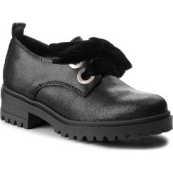 Oxfordy TOMMY JEANS - Metallic Cleated Sho EN0EN00378 Black 990. Czarne jazzówki damskie marki Tommy Jeans, na obcasie. W wyprzedaży za 329,00 zł.