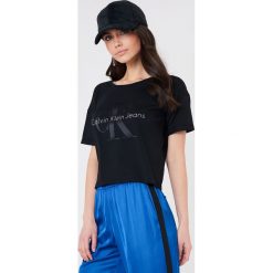 Calvin Klein T-shirt Teco 22 Crew Neck - Black. Czarne t-shirty damskie marki Calvin Klein. Za 202,95 zł.