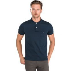 Tommy Hilfiger Polo Koszulka Niebieski. Niebieskie podkoszulki męskie s, z bawełny. Za 326,95 zł.