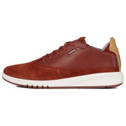 Geox Tenisówki Męskie Aerantis 42 Czerwony. Czerwone tenisówki męskie marki Geox. Za 589,00 zł.