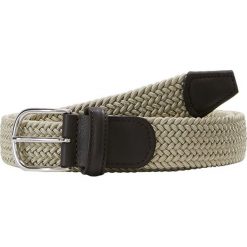 Anderson's STRECH BELT Pasek pleciony beige. Brązowe paski męskie Anderson's, w paski, z materiału. Za 379,00 zł.