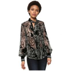 Desigual Bluzka Cam Anthea 17Wwcw77 5001 (Rozmiar Xl). Szare bluzki damskie marki Desigual, xl, bez wzorów, bez kołnierzyka, bez rękawów. W wyprzedaży za 222,00 zł.