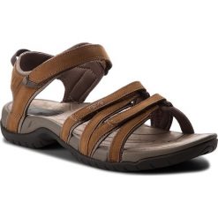 Sandały TEVA - Tirra Leather 4177 Rust. Pomarańczowe klapki damskie Teva, bez wzorów, ze skóry, bez obcasa. W wyprzedaży za 269,00 zł.