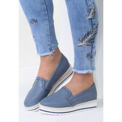 Niebieskie Slip On Quintessential. Niebieskie trampki damskie slip on vices. Za 59,99 zł.