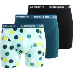 Bokserki męskie: Björn Borg DOT 3 PACK Panty yucca