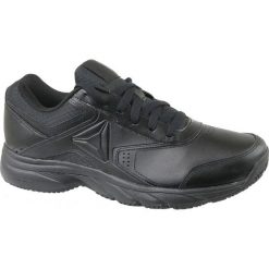 Reebok Work N Cushion 3.0 BS9524. Czarne buty sportowe męskie Reebok, ze skóry, bez zapięcia. W wyprzedaży za 199,99 zł.