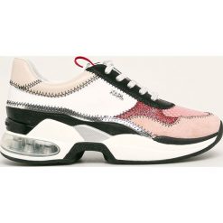 Karl Lagerfeld - Buty. Czarne buty sportowe damskie KARL LAGERFELD, ze skóry. W wyprzedaży za 749,90 zł.