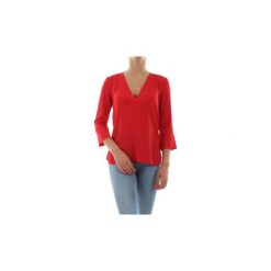 Bluzki Kaos Collezioni LP1TZ021. Czerwone bluzki damskie Kaos Collezioni, bez wzorów, bez kołnierzyka, bez rękawów. Za 240,82 zł.