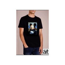 T-shirt : " Miki Mona ". Białe t-shirty męskie Life is art, s, bez wzorów, bez kołnierzyka. Za 120,00 zł.