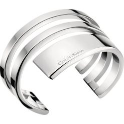 Calvin Klein Bransoletka Srebrny. Szare bransoletki damskie Calvin Klein, z materiału, srebrne. Za 505,95 zł.