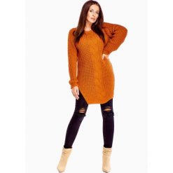 Sweter. Swetry damskie Made in Poland, bez wzorów, z moheru, bez rękawów, bez kaptura. Za 179,00 zł.