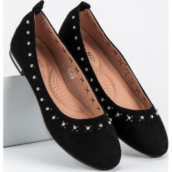 Baleriny damskie lakierowane: Eleganckie baleriny Nio Nio czarne