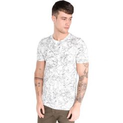 Jack & Jones Scratchy Koszulka Biały. Białe podkoszulki męskie xxl, z bawełny. Za 80,95 zł.