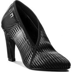 Półbuty UNITED NUDE - Fold Lite Hi 1009832698 Gun Metal. Czarne półbuty damskie skórzane marki United Nude, na obcasie. W wyprzedaży za 449,00 zł.
