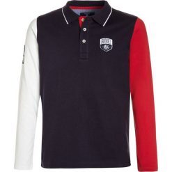 GANT COLOR BLOCK RUGGER Koszulka polo evening blue. Niebieskie bluzki dziewczęce GANT, z bawełny. W wyprzedaży za 161,85 zł.