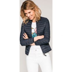 Geox - Kurtka. Niebieskie kurtki damskie Geox, bez wzorów, z poliesteru, krótkie. W wyprzedaży za 369,90 zł.