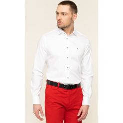 Koszula Tommy Hilfiger Tailored Poplin Classic TT0TT06519. Białe koszule męskie Tommy Hilfiger Tailored, m, bez wzorów, z bawełny, biznesowe, bez kołnierzyka, bez rękawów. W wyprzedaży za 239,00 zł.
