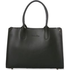 Torebki klasyczne damskie: Skórzana torebka „Sarah” w kolorze czarnym – 33 x 12 x 23 cm