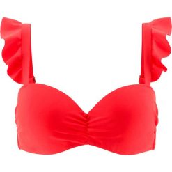Stroje dwuczęściowe damskie: Biustonosz bikini na fiszbinach bonprix czerwony