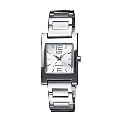 Zegarek Casio damski Sewora Quartz srebrny (LTP-1283D-7AEF). Szare zegarki damskie CASIO, srebrne. Za 144,00 zł.