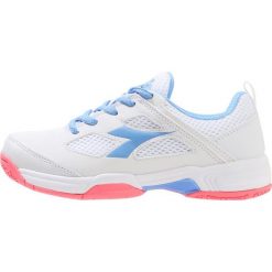 Buty sportowe damskie: Diadora FLY Obuwie do tenisa Outdoor white/iris blue/fluo coral