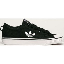 Adidas Originals - Tenisówki. Czarne trampki i tenisówki damskie adidas Originals, bez wzorów, z gumy, na sznurówki. Za 279,90 zł.