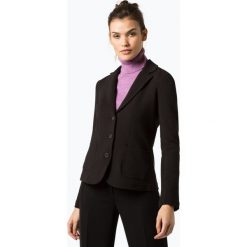 Comma casual identity - Blezer damski, czarny. Czarne bolerka i narzutki damskie comma casual identity, bez wzorów, z dresówki, bez rękawów. Za 359,95 zł.