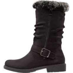 Anna Field Kozaki black. Czarne buty zimowe damskie Anna Field, z materiału. W wyprzedaży za 135,20 zł.