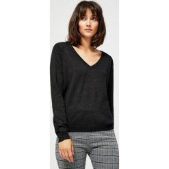 Sweter z nitką metalic. Swetry damskie Moodo, xs, bez wzorów, bez rękawów, bez kaptura. Za 49,99 zł.