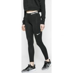 Nike - Legginsy. Szare legginsy sportowe damskie Nike, l, z dzianiny, dri-fit (nike). W wyprzedaży za 139,90 zł.