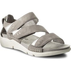 Rzymianki damskie: Sandały JANA – 8-28600-20 Lt.Grey Suede 224