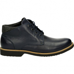 Botki męskie - 6403-4-7 BLU. Czarne botki męskie Venezia, ze skóry. Za 249,00 zł.