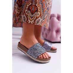 Klapki Damskie Eleganckie Gruba Podeszwa Jersey. Klapki damskie Tagless, z aplikacjami, z jersey, bez obcasa. Za 55,01 zł.