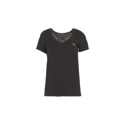 T-shirty z krótkim rękawem Only ONLMILLE. Czarne t-shirty damskie ONLY, s, bez wzorów, bez kołnierzyka. Za 79,20 zł.