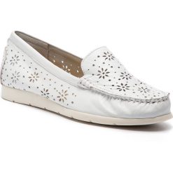 Mokasyny CAPRICE - 9-24551-22 White Nappa 102. Białe mokasyny damskie Caprice, ze skóry. W wyprzedaży za 189,00 zł.