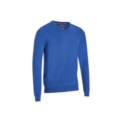 Sweter do golfa 500 męski. Niebieskie swetry męskie INESIS, xl, bez wzorów, z bawełny, z golfem, bez kaptura. W wyprzedaży za 49,99 zł.