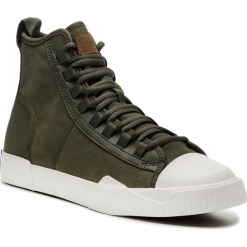 Trampki G-STAR RAW - Rackam Scuba Mid D10757-8390-723 Combat. Zielone trampki męskie G-Star RAW, z gumy. W wyprzedaży za 359,00 zł.