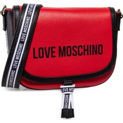 Torebka LOVE MOSCHINO - JC4056PP1ALJ150A Mix Ros/Ner. Czerwone listonoszki damskie Love Moschino, na co dzień, bez wzorów, ze skóry, bez dodatków. Za 1149,00 zł.
