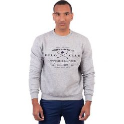 Bejsbolówki męskie: Bluza w kolorze szarym