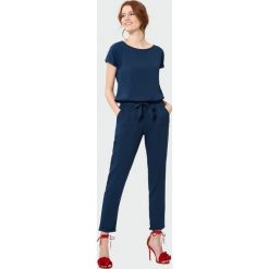 Elegancki kombinezon. Szare kombinezony damskie Greenpoint, bez wzorów, z wiskozy, eleganckie, bez kołnierzyka, bez rękawów. Za 169,99 zł.