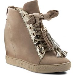 Sneakersy CARINII - B4401 504-J16-000-B88. Brązowe półbuty damskie Carinii, ze skóry. W wyprzedaży za 309,00 zł.